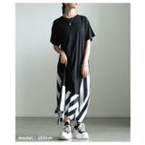 歩くたびに揺れるストライプ切替フレアロングワンピース レディース ワンピース | Sawa a la mode | 詳細画像7