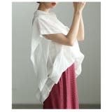 すっきり映えるスクエアシルエットシアーブラウス レディース トップス | Sawa a la mode | 詳細画像16