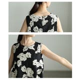 上品な花が映える花刺繍フェイクレイヤードトップス レディース トップス | Sawa a la mode | 詳細画像5