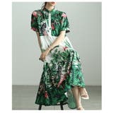 リゾート気分高まるボタニカルティアードワンピース レディース ワンピース | Sawa a la mode | 詳細画像16 