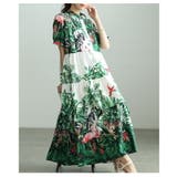 リゾート気分高まるボタニカルティアードワンピース レディース ワンピース | Sawa a la mode | 詳細画像18 