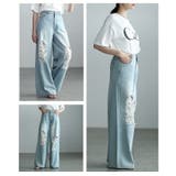 抜け感生まれるレースインダメージデニムパンツ レディース パンツ | Sawa a la mode | 詳細画像17