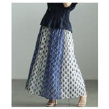季節を彩る選べるパターンインド綿フレアスカート レディース ファッション | Sawa a la mode | 詳細画像19