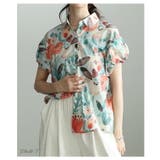 大人を彩るニュアンスフラワーコットンブラウス レディース トップス | Sawa a la mode | 詳細画像2