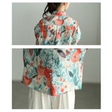 大人を彩るニュアンスフラワーコットンブラウス レディース トップス | Sawa a la mode | 詳細画像5