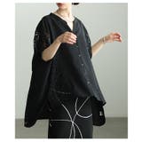 抜け感まで美しい切替レース異素材ワイドブラウス レディース ファッション | Sawa a la mode | 詳細画像18