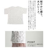 華やぎをプラスするシアーレース半袖プルオーバー レディース トップス | Sawa a la mode | 詳細画像6