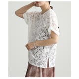 華やぎをプラスするシアーレース半袖プルオーバー レディース トップス | Sawa a la mode | 詳細画像8