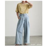 華やぎをプラスするシアーレース半袖プルオーバー レディース トップス | Sawa a la mode | 詳細画像13