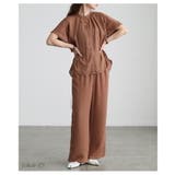 ゆったり軽やか纏うジョーゼットセットアップ レディース ブラウス | Sawa a la mode | 詳細画像4