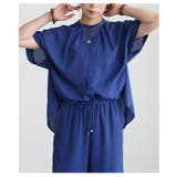 ゆったり軽やか纏うジョーゼットセットアップ レディース ブラウス | Sawa a la mode | 詳細画像18