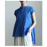 シルエットで魅せるテールヘムフレンチスリーブブラウス レディース ファッション | Sawa a la mode | 詳細画像14