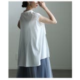 シルエットで魅せるテールヘムフレンチスリーブブラウス レディース ファッション | Sawa a la mode | 詳細画像16