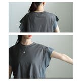 洗練スタイルを叶える異素材切替デザイントップス レディース トップス | Sawa a la mode | 詳細画像5