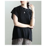洗練スタイルを叶える異素材切替デザイントップス レディース トップス | Sawa a la mode | 詳細画像12