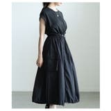 絞って楽しむ異素材ドッキングドロストワンピース レディース ワンピース | Sawa a la mode | 詳細画像4