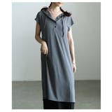 楽して決まるフーディデザインロングワンピース レディース ワンピース | Sawa a la mode | 詳細画像18