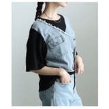 デザインで差がつくデニムレイヤード風カットソートップス レディース トップス | Sawa a la mode | 詳細画像14