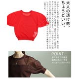 抜け感を纏うシアーニットプルオーバー レディース トップス | Sawa a la mode | 詳細画像6 