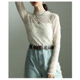 リッチ感を重ねるくしゅくしゅレースメロウスリムカットソー レディース ファッショ… | Sawa a la mode | 詳細画像21 