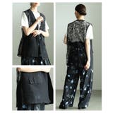 重ねれば高見えバックレース異素材ジレジャケット レディース ファッション | Sawa a la mode | 詳細画像19 