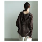 ニュアンスで決まるワッシャー加工フーディーシャツ レディース ファッション | Sawa a la mode | 詳細画像8