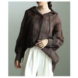 ニュアンスで決まるワッシャー加工フーディーシャツ レディース ファッション | Sawa a la mode | 詳細画像9