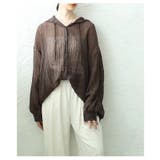ニュアンスで決まるワッシャー加工フーディーシャツ レディース ファッション | Sawa a la mode | 詳細画像12