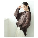 ニュアンスで決まるワッシャー加工フーディーシャツ レディース ファッション | Sawa a la mode | 詳細画像13