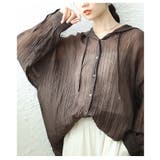 ニュアンスで決まるワッシャー加工フーディーシャツ レディース ファッション | Sawa a la mode | 詳細画像14