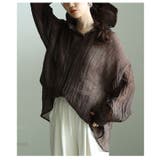 ニュアンスで決まるワッシャー加工フーディーシャツ レディース ファッション | Sawa a la mode | 詳細画像19