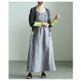 女性らしさを描くバイアス切替チェック柄キャミソールワンピース レディース ファッ… | Sawa a la mode | 詳細画像16
