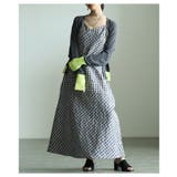 女性らしさを描くバイアス切替チェック柄キャミソールワンピース レディース ファッ… | Sawa a la mode | 詳細画像20