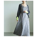 女性らしさを描くバイアス切替チェック柄キャミソールワンピース レディース ファッ… | Sawa a la mode | 詳細画像21