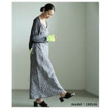 女性らしさを描くバイアス切替チェック柄キャミソールワンピース レディース ファッ… | Sawa a la mode | 詳細画像22