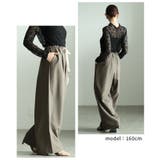 大人の余裕を引き立てるイージーケアワイドパンツ レディース ファッション | Sawa a la mode | 詳細画像9 