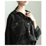 新スタンダードなデニムドッキングシアーショートジャケット レディース ファッショ… | Sawa a la mode | 詳細画像20 