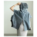 日常にモードが溶け込む異素材バックジップ変形フーディー レディース ファッション | Sawa a la mode | 詳細画像14 