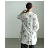 甘さに逃げない幾何学風ローズ刺繍コットンシャツチュニック レディース ファッショ… | Sawa a la mode | 詳細画像10 