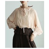 大人可愛く着映えるフリルスタンドカラーリボンブラウス レディース トップス | Sawa a la mode | 詳細画像15