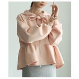 顔まわり華やぐリボンタイペプラムパーカー レディース トップス | Sawa a la mode | 詳細画像18