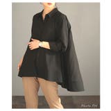 シンプルで終わらせないテールヘムフレアブラウス レディース ファッション | Sawa a la mode | 詳細画像2 