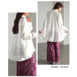 シンプルで終わらせないテールヘムフレアブラウス レディース ファッション | Sawa a la mode | 詳細画像15 