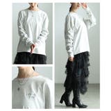 毎日着たくなるシャーリングスリーブコットンロンT レディース ファッション | Sawa a la mode | 詳細画像18