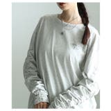 毎日着たくなるシャーリングスリーブコットンロンT レディース ファッション | Sawa a la mode | 詳細画像20