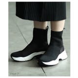 スニーカー感覚で履けるラインストーン付きスニーカーブーツ レディース スニーカー | Sawa a la mode | 詳細画像2