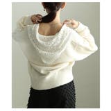 甘さを添えるモヘアレースショールカラーカーディガン レディース トップス | Sawa a la mode | 詳細画像9