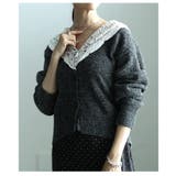甘さを添えるモヘアレースショールカラーカーディガン レディース トップス | Sawa a la mode | 詳細画像16