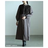 モードに着映える異素材ベストドッキングシャツワンピース レディース ワンピース | Sawa a la mode | 詳細画像7 