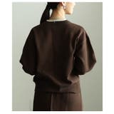 シンプルに映える配色アクセントクルーネックニット レディース トップス | Sawa a la mode | 詳細画像8